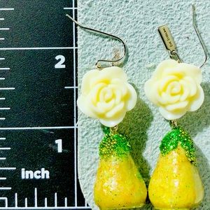 Pear Flower Earrings